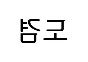 KPOP idol SEVENTEEN  도겸 (Lee Seok-min, DK) Printable Hangul name fan sign, fanboard resources for LED Reversed