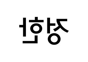 KPOP idol SEVENTEEN  정한 (Yoon Jung-han, JEONGHAN) Printable Hangul name Fansign Fanboard resources for concert Reversed