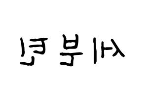 KPOP idol SEVENTEEN Printable Hangul fan sign & fan board resources Reversed