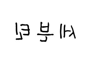 KPOP idol SEVENTEEN Printable Hangul Fansign concert board resources Reversed