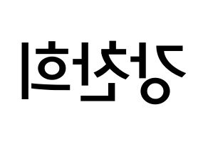 KPOP idol SF9  찬희 (Kang Chan-hee, Chani) Printable Hangul name Fansign Fanboard resources for concert Reversed
