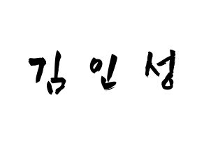 KPOP idol SF9  인성 (Kim In-seong, Inseong) Printable Hangul name fan sign & fan board resources Normal