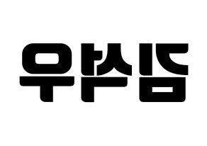 KPOP idol SF9  로운 (Kim Seok-woo, Rowoon) Printable Hangul name fan sign, fanboard resources for light sticks Reversed