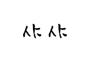KPOP idol SHA SHA Printable Hangul fan sign & concert board resources Normal