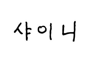 KPOP idol SHINee Printable Hangul fan sign & fan board resources Normal