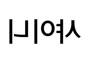 KPOP idol SHINee Printable Hangul Fansign Fanboard resources Reversed