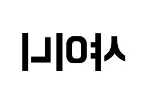 KPOP idol SHINee Printable Hangul fan sign & fan board resources Reversed