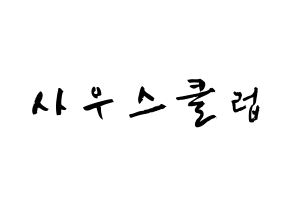 KPOP idol South Club Printable Hangul fan sign & concert board resources Normal