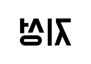 KPOP idol Stray Kids  한 (Han Ji-sung, Han) Printable Hangul name fan sign, fanboard resources for light sticks Reversed
