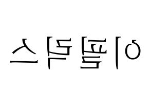 KPOP idol Stray Kids  필릭스 (Lee Felix, Felix) Printable Hangul name fan sign & fan board resources Reversed
