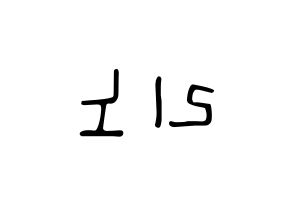 KPOP idol Stray Kids  리노 (Lee Min-ho, Lee Know) Printable Hangul name fan sign, fanboard resources for LED Reversed