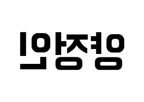 KPOP idol Stray Kids  아이엔 (Yang Jeong-in, I.N) Printable Hangul name fan sign, fanboard resources for concert Reversed