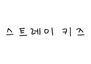 KPOP idol Stray Kids Printable Hangul fan sign, concert board resources for light sticks Normal
