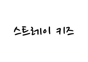 KPOP idol Stray Kids Printable Hangul fan sign, concert board resources for LED Normal