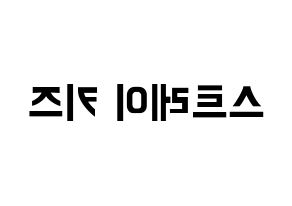 KPOP idol Stray Kids Printable Hangul fan sign & fan board resources Reversed
