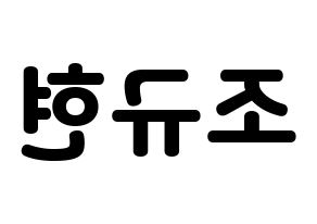 KPOP idol Super Junior-M  규현 (Cho Kyu-Hyun, Kyuhyun) Printable Hangul name fan sign & fan board resources Reversed