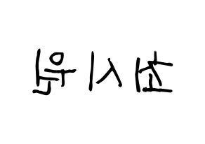 KPOP idol Super Junior-M  시원 (Choi Si-Won, Siwon) Printable Hangul name fan sign, fanboard resources for light sticks Reversed