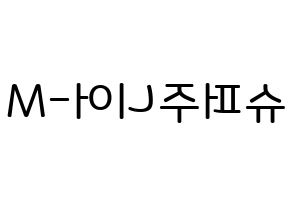 KPOP idol Super Junior-M Printable Hangul Fansign Fanboard resources Reversed