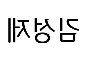 KPOP idol Supernova  성제 (Kim Sung-je, SungJe) Printable Hangul name fan sign, fanboard resources for LED Reversed