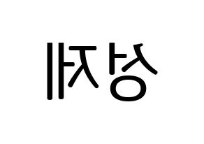 KPOP idol Supernova  성제 (Kim Sung-je, SungJe) Printable Hangul name fan sign, fanboard resources for LED Reversed