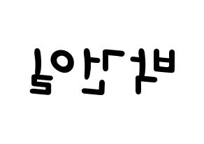 KPOP idol Supernova  건일 (Park Geon-il, Geonil) Printable Hangul name fan sign, fanboard resources for light sticks Reversed