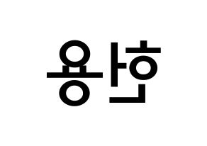 KPOP idol Supernova  지혁 (Song Hun-yong, JiHyuk) Printable Hangul name Fansign Fanboard resources for concert Reversed