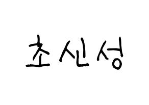 KPOP idol Supernova Printable Hangul Fansign concert board resources Normal