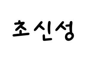 KPOP idol Supernova Printable Hangul Fansign concert board resources Normal