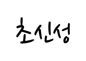 KPOP idol Supernova Printable Hangul fan sign, concert board resources for LED Normal