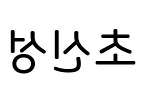 KPOP idol Supernova Printable Hangul Fansign Fanboard resources Reversed