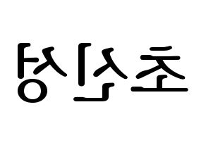 KPOP idol Supernova Printable Hangul fan sign, fanboard resources for LED Reversed