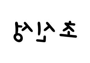 KPOP idol Supernova Printable Hangul Fansign concert board resources Reversed