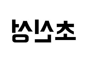 KPOP idol Supernova Printable Hangul fan sign & fan board resources Reversed
