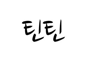 KPOP idol TEEN TEEN Printable Hangul fan sign, concert board resources for light sticks Normal