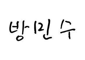 KPOP idol TEEN TOP  캡 (Bang Min-su, C.A.P) Printable Hangul name fan sign, fanboard resources for concert Normal