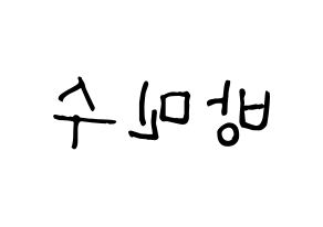 KPOP idol TEEN TOP  캡 (Bang Min-su, C.A.P) Printable Hangul name fan sign, fanboard resources for light sticks Reversed