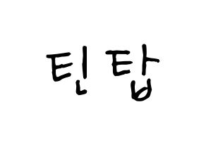 KPOP idol TEEN TOP Printable Hangul fan sign, concert board resources for light sticks Normal