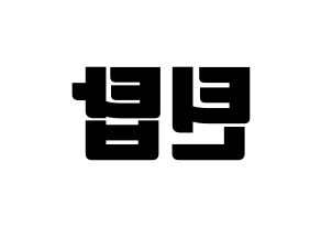 KPOP idol TEEN TOP Printable Hangul fan sign, fanboard resources for light sticks Reversed