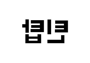 KPOP idol TEEN TOP Printable Hangul fan sign & fan board resources Reversed