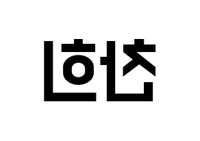 KPOP idol THE BOYZ  뉴 (Choi Chan-hee, New) Printable Hangul name fan sign, fanboard resources for light sticks Reversed