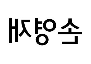 KPOP idol THE BOYZ  에릭 (Son Young-wae, Eric) Printable Hangul name Fansign Fanboard resources for concert Reversed