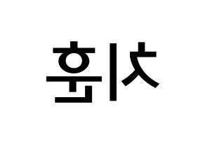 KPOP idol TOO  치훈 (Choi Chi-hoon, Chihoon) Printable Hangul name Fansign Fanboard resources for concert Reversed