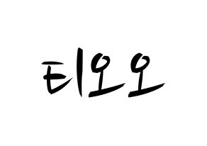 KPOP idol TOO Printable Hangul fan sign, concert board resources for light sticks Normal