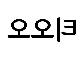 KPOP idol TOO Printable Hangul fan sign & fan board resources Reversed