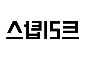 KPOP idol TRITOPS Printable Hangul Fansign concert board resources Reversed