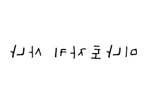 KPOP idol Twice  사나 (Minatozaki Sana, Sana) Printable Hangul name fan sign, fanboard resources for LED Reversed