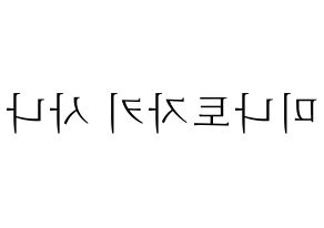 KPOP idol Twice  사나 (Minatozaki Sana, Sana) Printable Hangul name fan sign & fan board resources Reversed