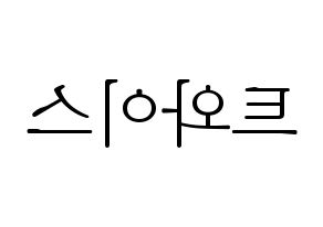 KPOP idol Twice Printable Hangul fan sign & concert board resources Reversed