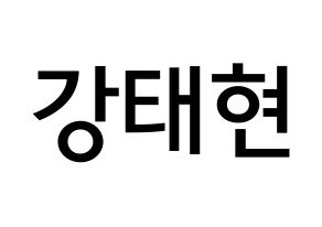 KPOP idol TXT  태현 (Kang Tae-hyun, Taehyun) Printable Hangul name Fansign Fanboard resources for concert Normal