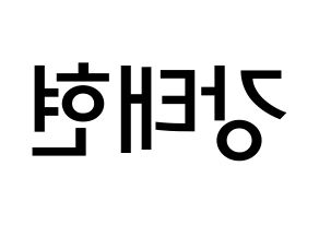 KPOP idol TXT  태현 (Kang Tae-hyun, Taehyun) Printable Hangul name Fansign Fanboard resources for concert Reversed